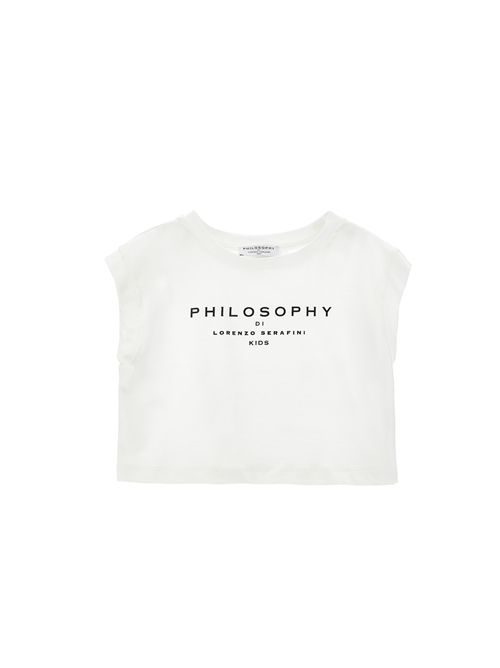 T-shirt, bambina, logata. PHILOSOPHY | I1E603 5203P001